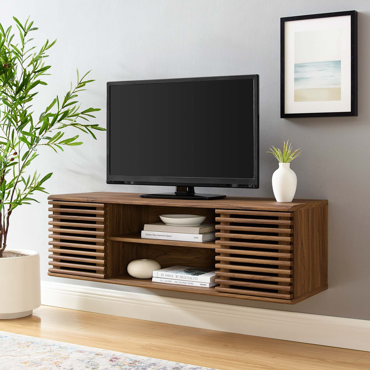 Floating Media Consoles