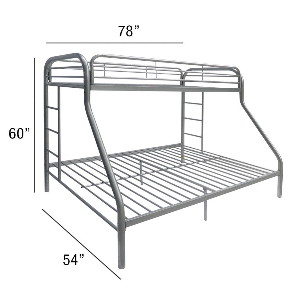 Tritan Metal Bunk Bed with Built-In Side Ladders