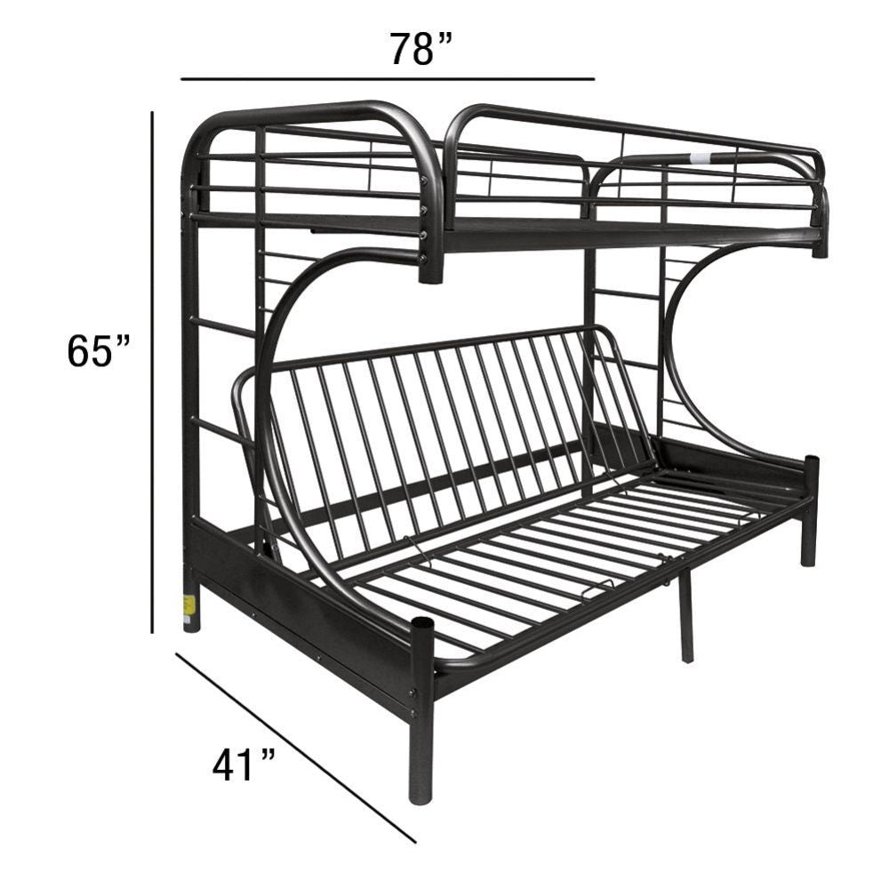 Eclipse Metal Futon Bunk Bed