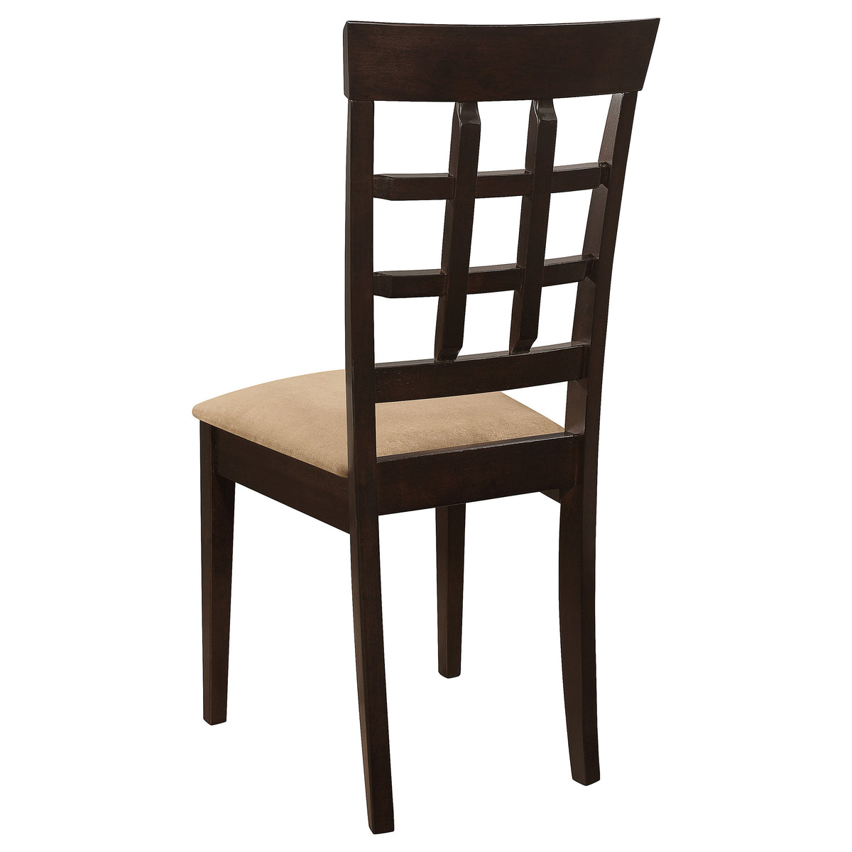 Gabriel Oval Extension Dining Table & Sets - Transitional Cappuccino with Upholstered Side Chairs โ view 20