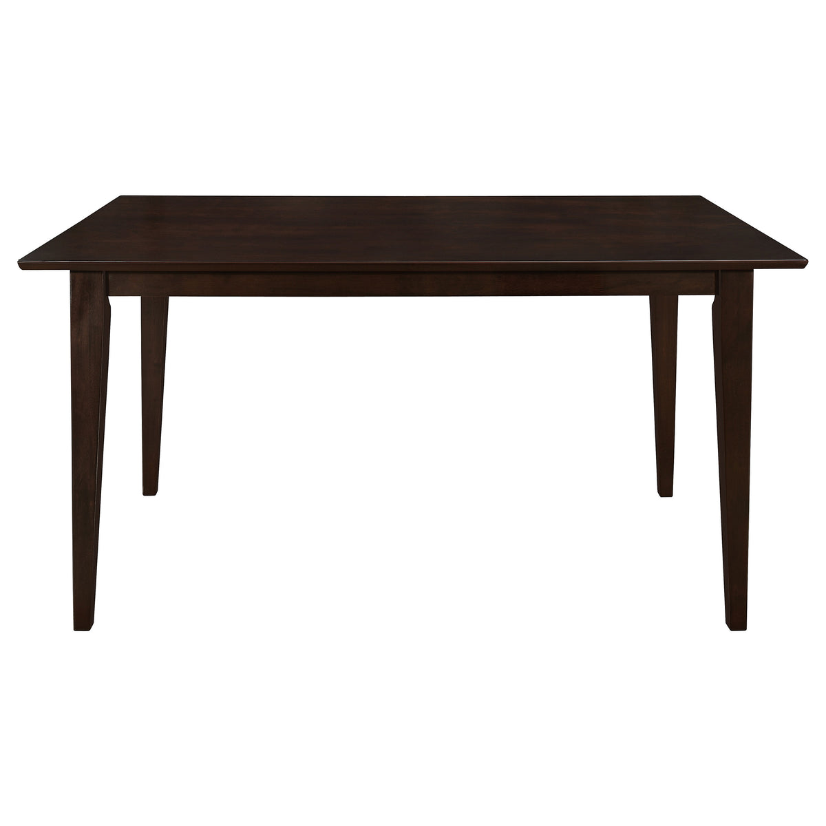 Gabriel 59" Rectangular Dining Table & Sets - Transitional Cappuccino with Lattice or Upholstered-Back Chairs – view 9