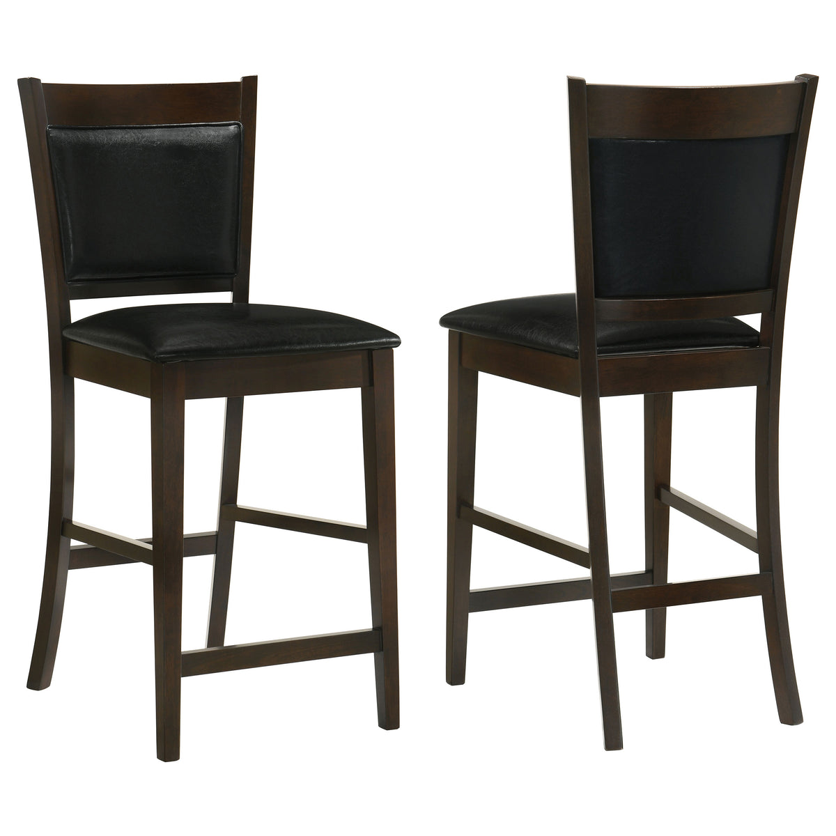 Jaden 47" Square Counter Height Dining Table & Set - Set of 2 Counter Chairs