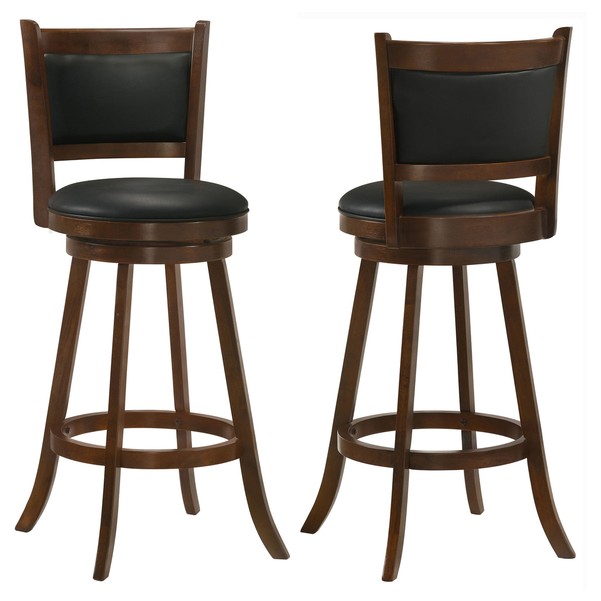 Broxton Swivel Counter or Bar Stools - Set of 2 Bar Height Stools