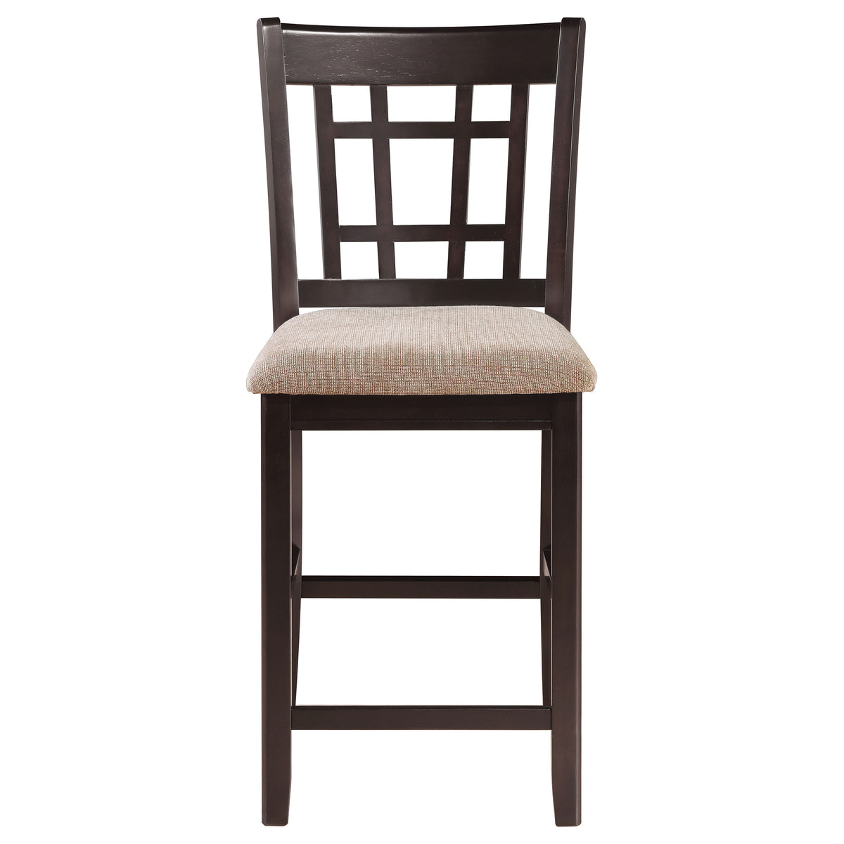 Lavon Counter Height Extension Dining Table & Set - Round-to-Oval Pedestal with Storage in Light Chestnut & Espresso – view 16