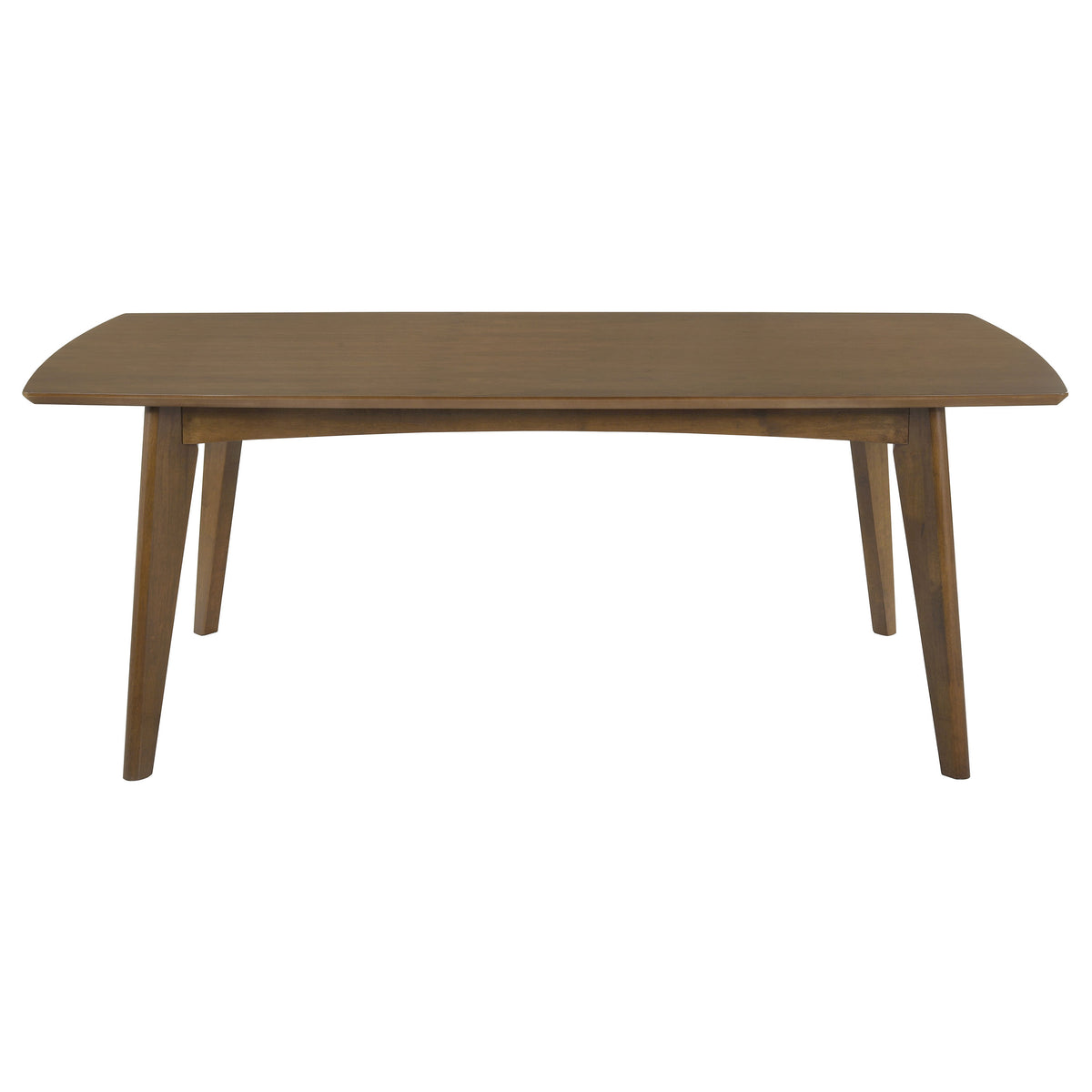Malone 78" Dining Table & Sets - Mid-Century Modern Dark Walnut with Upholstered Z-Style Arm Chairs – view 7