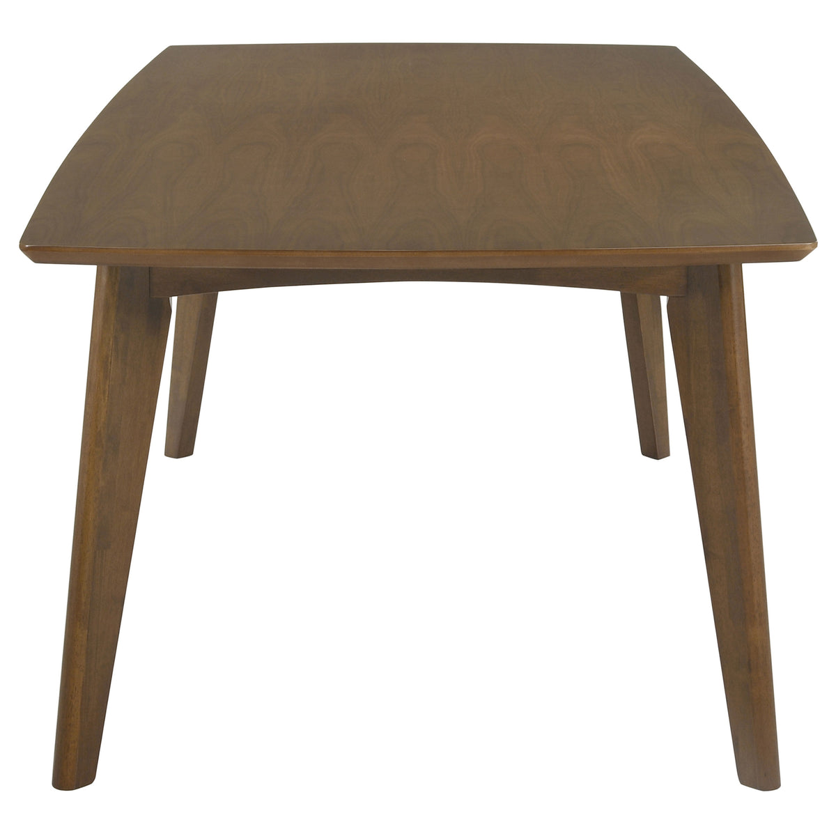 Malone 78" Dining Table & Sets - Mid-Century Modern Dark Walnut with Upholstered Z-Style Arm Chairs – view 8