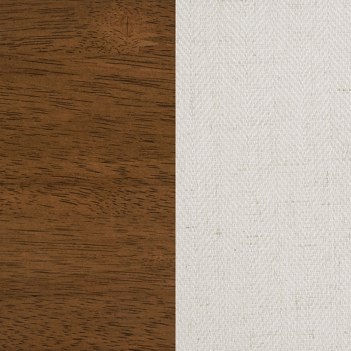 Paxton Upholstered Dining Side Chairs - Beige Fabric with Brown Wood Legs, Set of 2 โ view 12