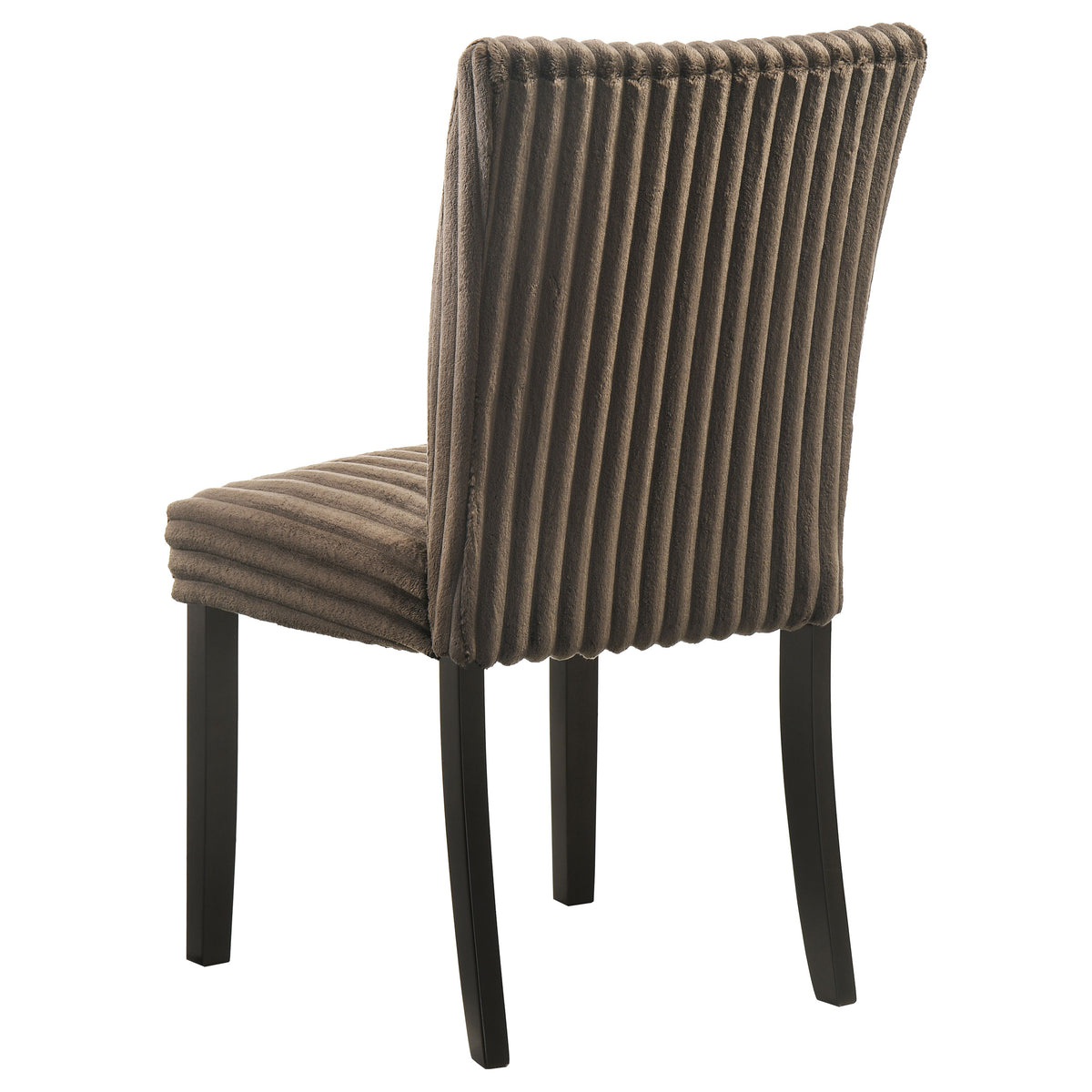 Dermott Upholstered Parson Dining Chairs, Set of 2 - Ribbed Corduroy in Cream, Chocolate or Black – view 20