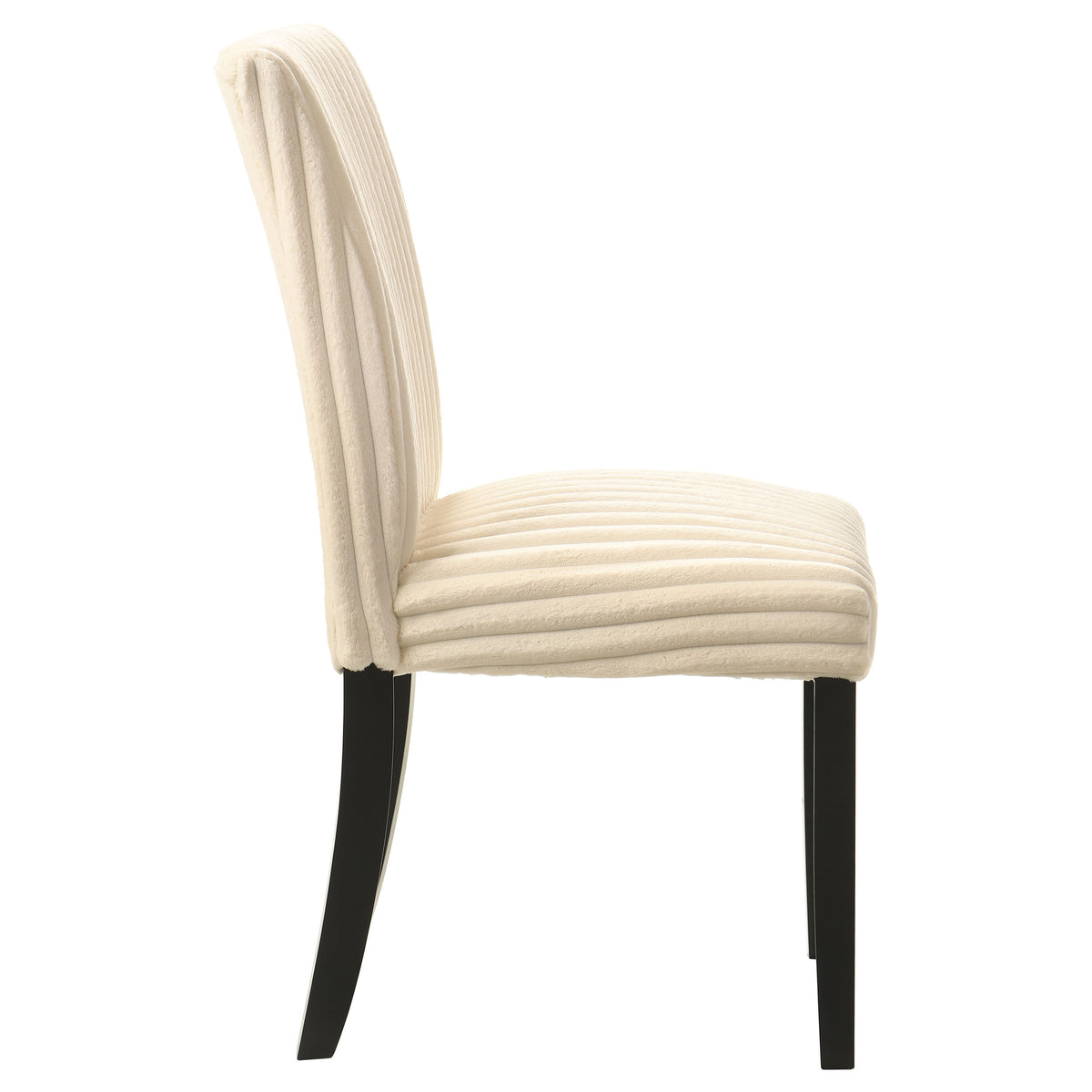 Dermott Upholstered Parson Dining Chairs, Set of 2 - Ribbed Corduroy in Cream, Chocolate or Black – view 13