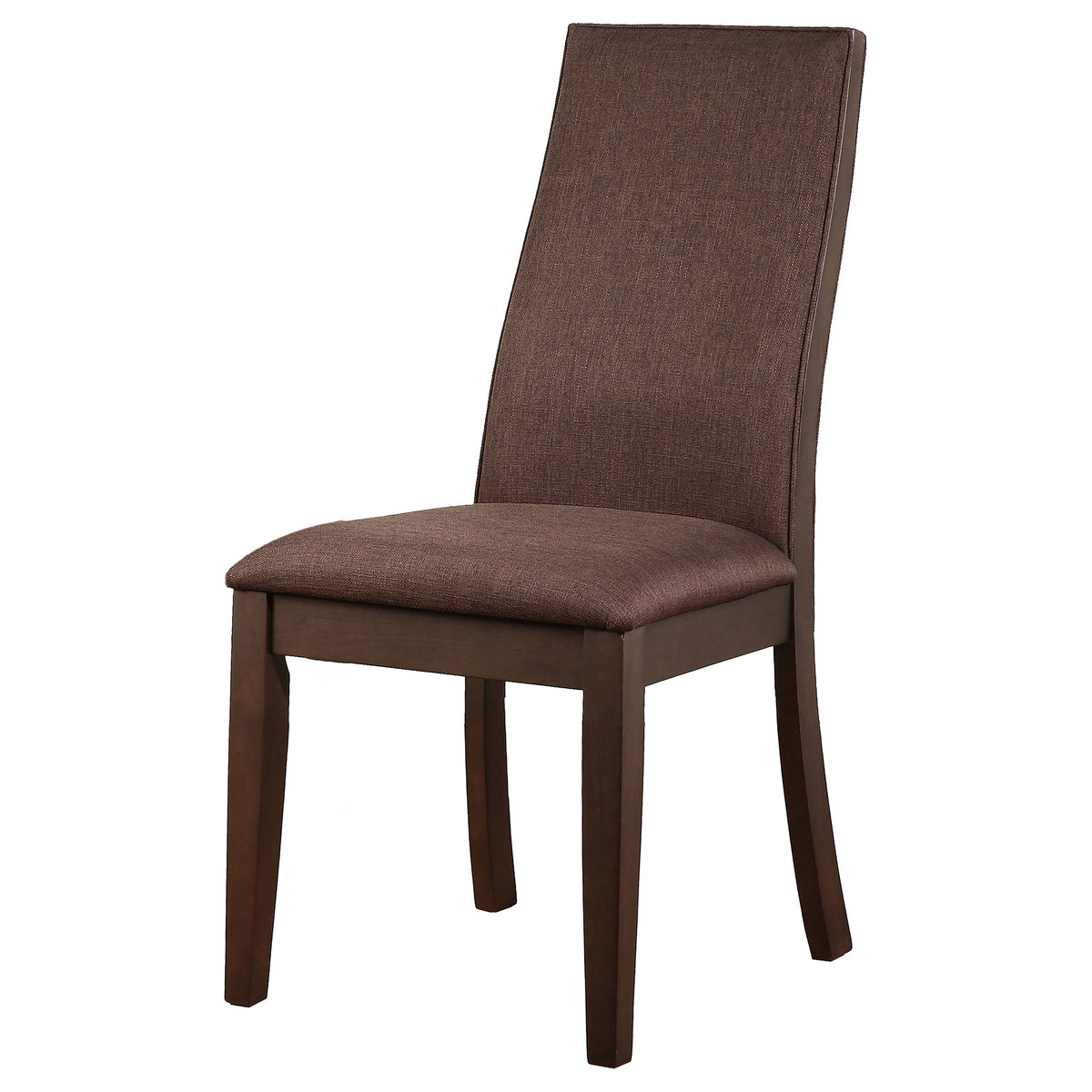 Spring Creek 77" Extension Dining Table & Sets - Natural Walnut with Chocolate or Taupe Upholstered Chairs