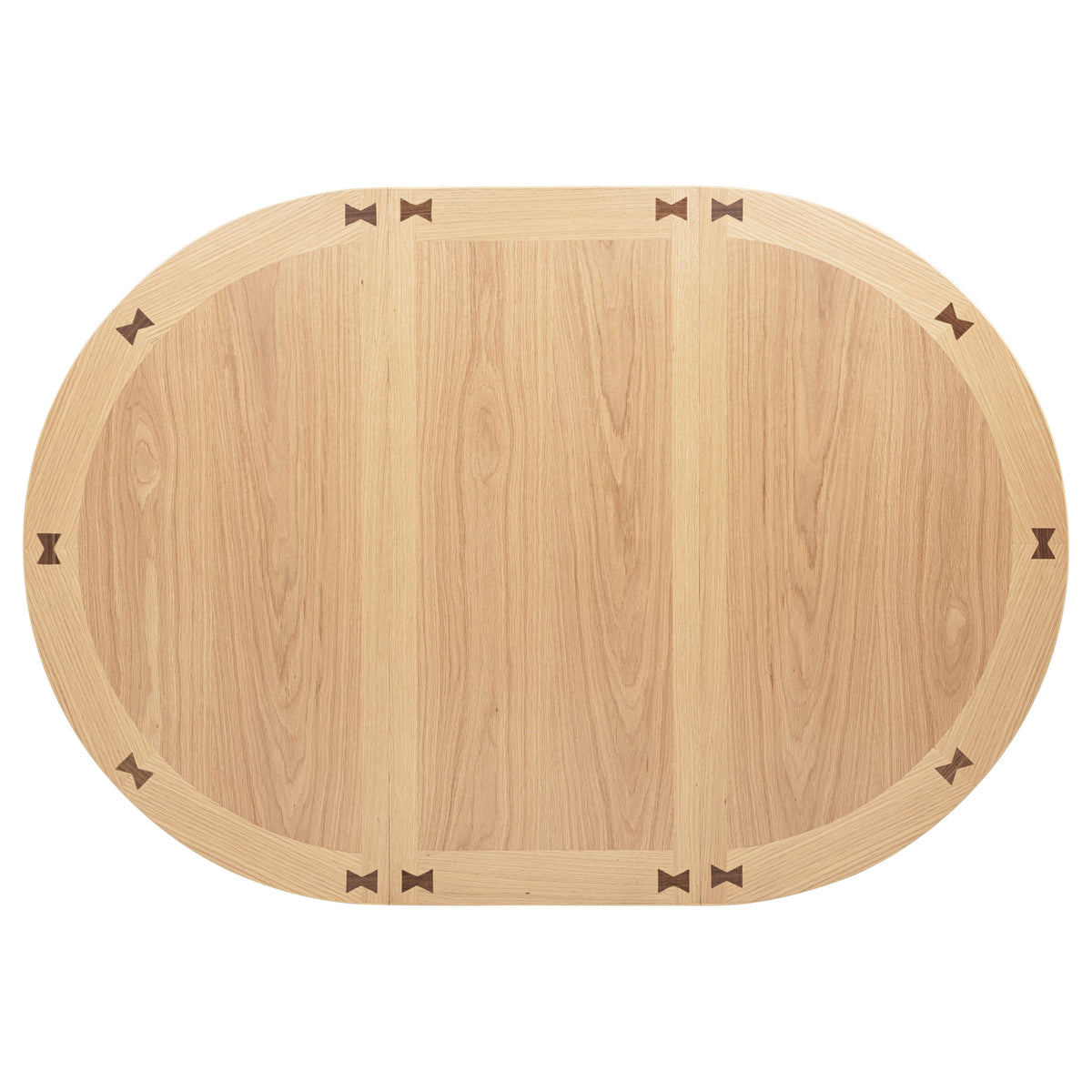 Lavon Round-to-Oval Extension Dining Table & 5-Piece Set - Pedestal Storage Base in Light Oak – view 14