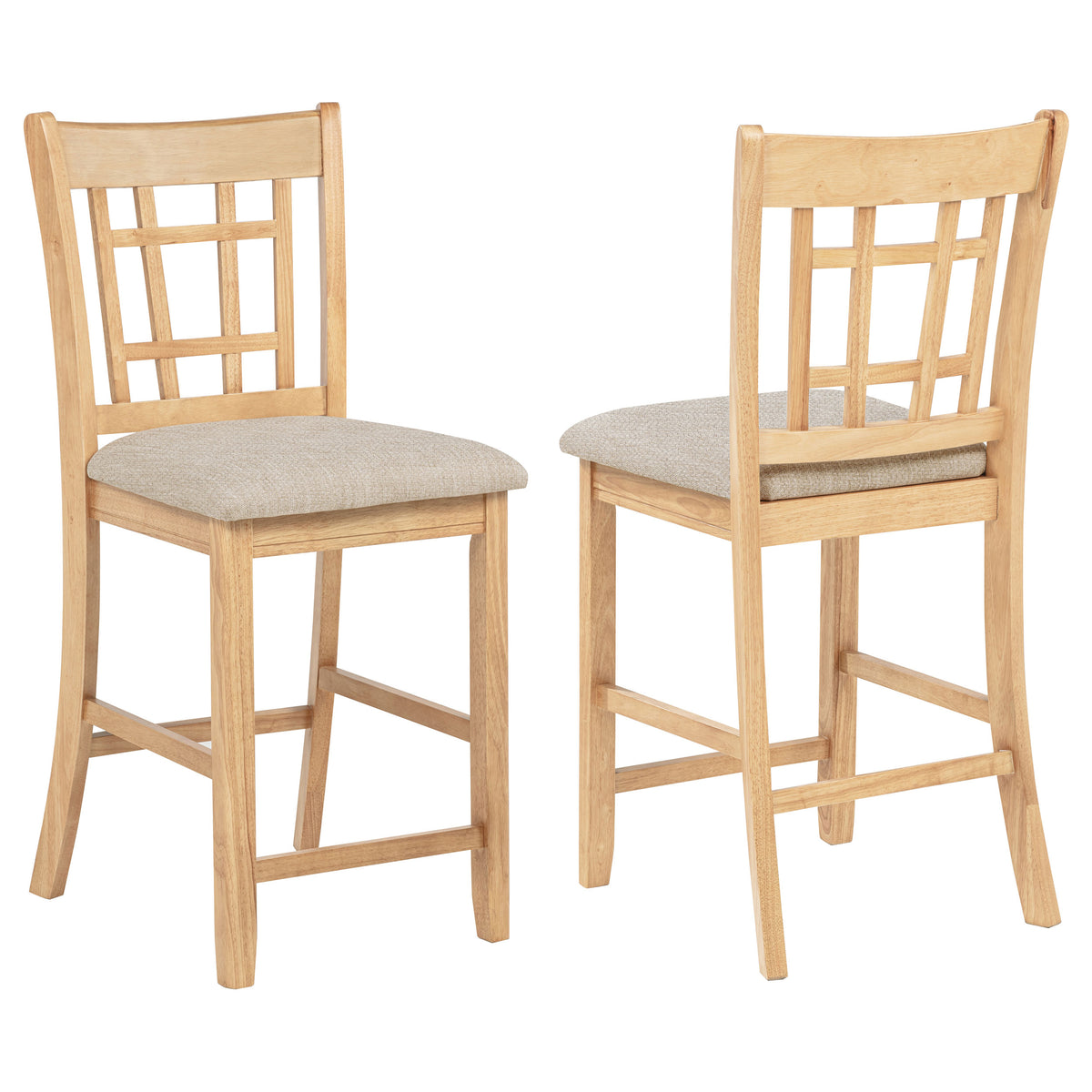 Lavon Oval Counter Height Extension Dining Table & Sets - Set of 2 Counter Chairs