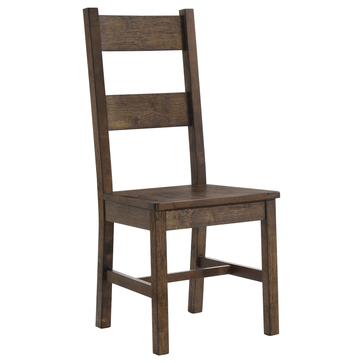 Coleman 79" Rectangular Dining Table & Sets - Farmhouse Ladder-Back Chairs in Rustic Golden Brown – view 15