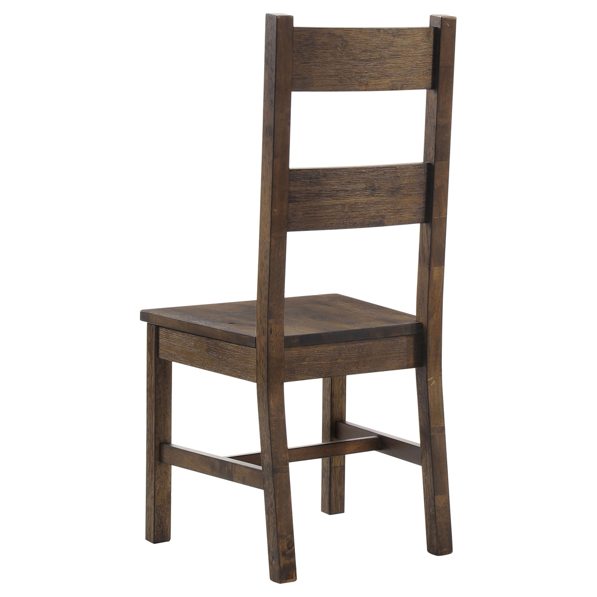 Coleman 79" Rectangular Dining Table & Sets - Farmhouse Ladder-Back Chairs in Rustic Golden Brown – view 16