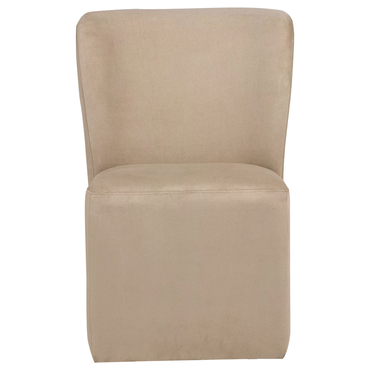 Jaelynn Upholstered Parsons Dining Chairs with Casters (Set of 2) - Beige, Charcoal or Tan – view 10