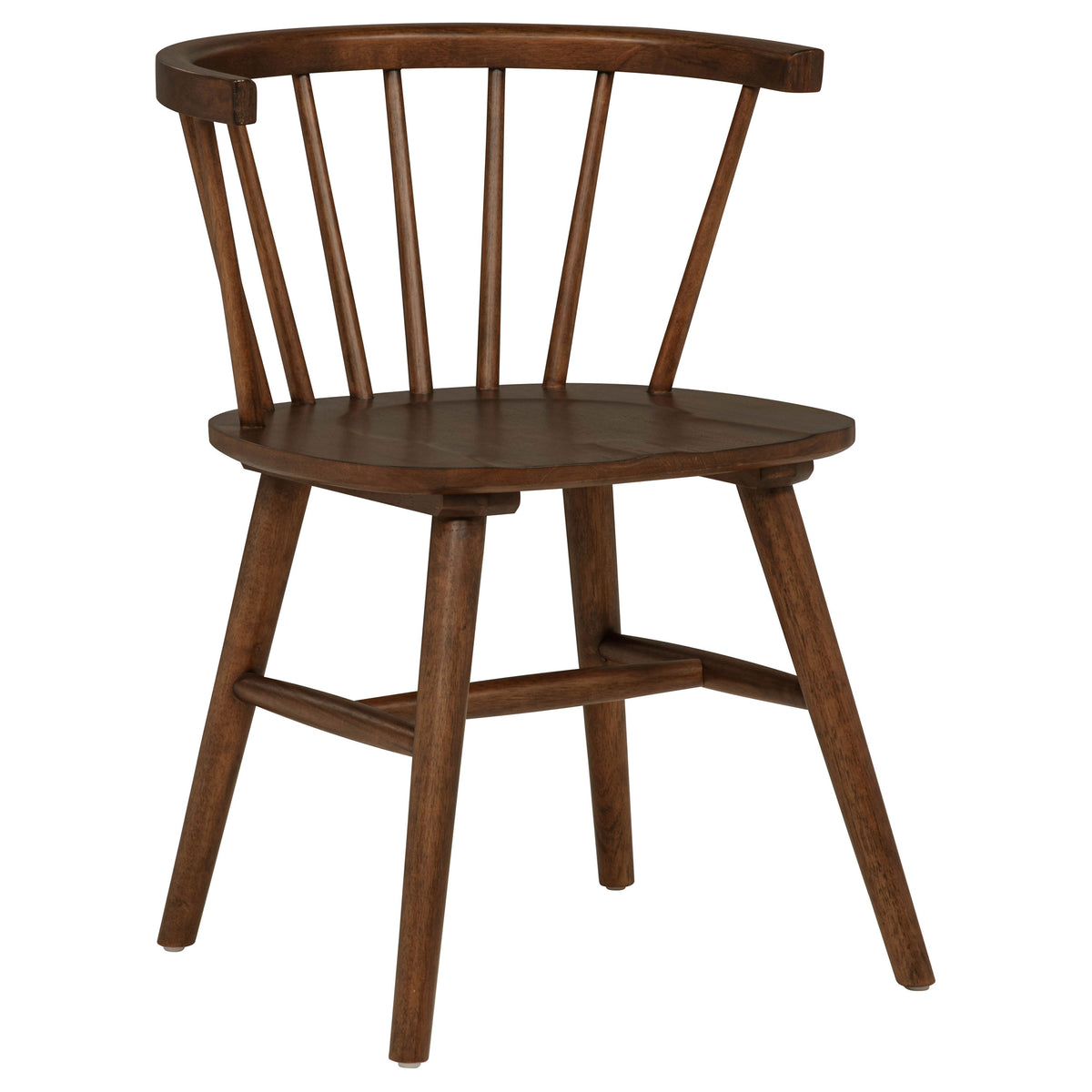 Jeffries Windsor Dining Side Chairs, Set of 2 - Spindle Back Wood Chairs in Black or Walnut – view 14