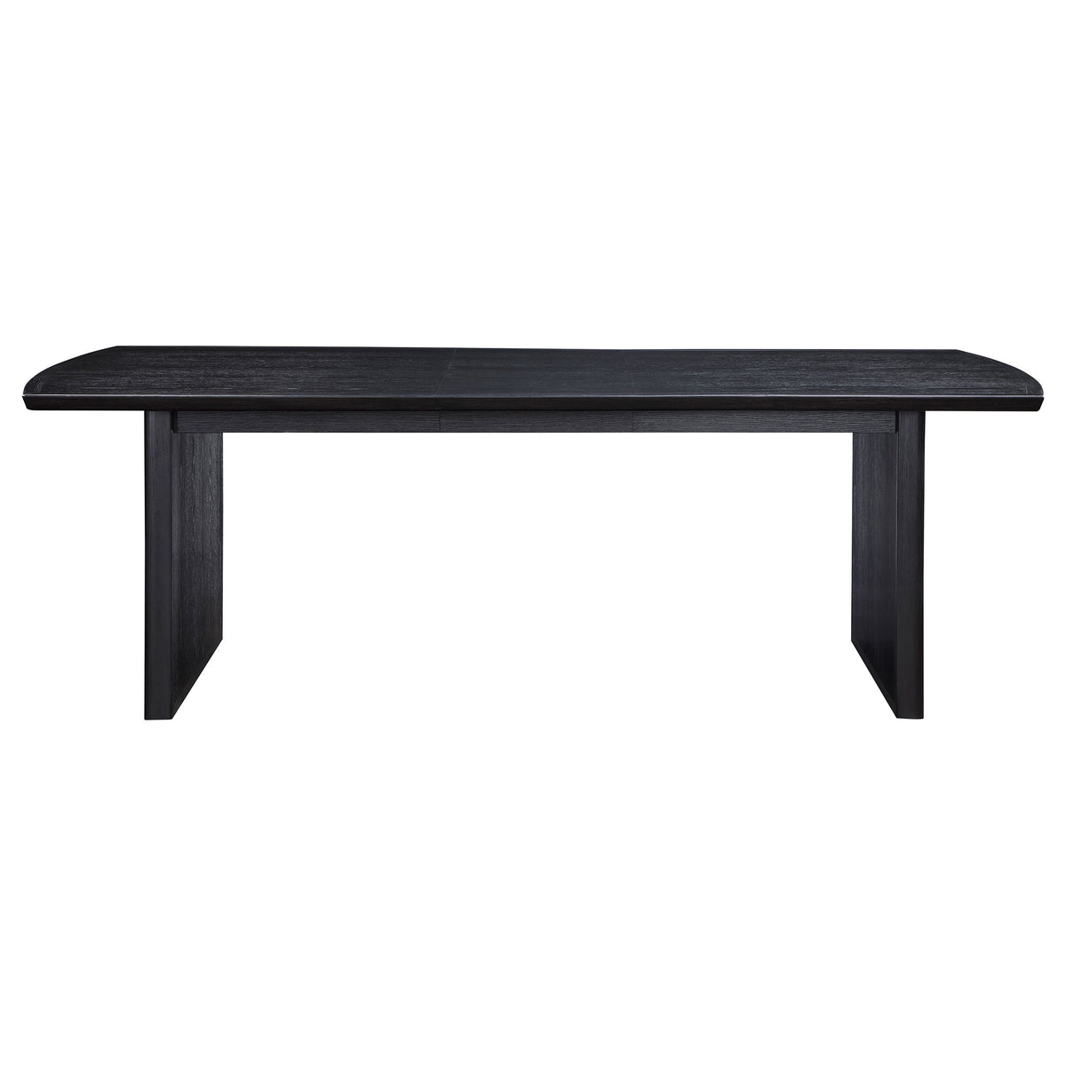 Brookmead Extendable Dining Collection - Wire-Brushed Black Table, Ivory Upholstered Chairs & Sideboard โ view 12
