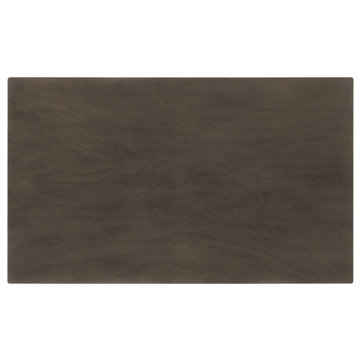 Onslow 59" Mid-Century Dining Table & 5-Piece Set - Dark Brown with Grey Upholstered Geometric-Back Chairs – view 8