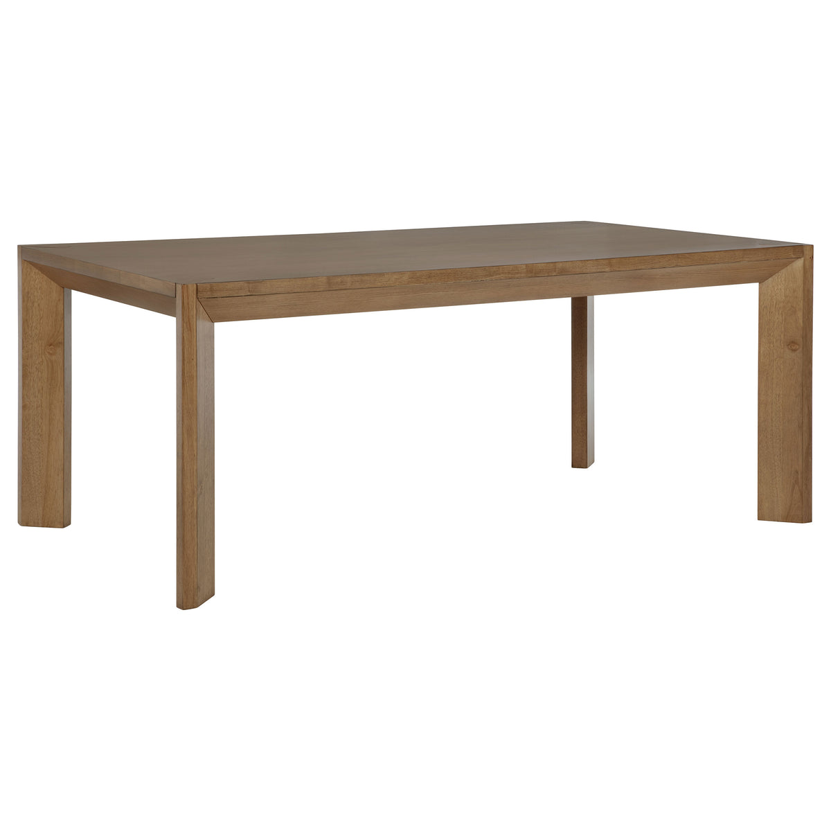 Bruner 72" Rectangular Dining Table & Sets - Natural Brown Ash with Oatmeal Upholstered Ladder-Back Chairs – view 15