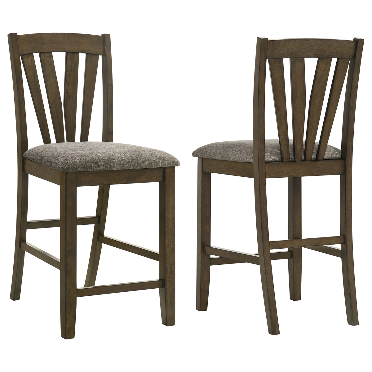 Canfield 47" Square Counter Height Dining Table & Set - Set of 2 Counter Chairs