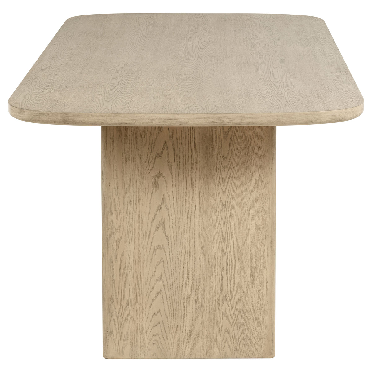 Kailani Counter Height Storage Dining Table & Sets - Coastal Beige Oak with Woven-Look Counter Chairs – view 14