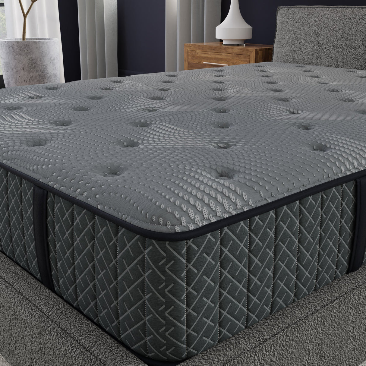 10” Allureluxe™ Hybrid Advanced Medium-Firm Mattress with Lumi Bands™
