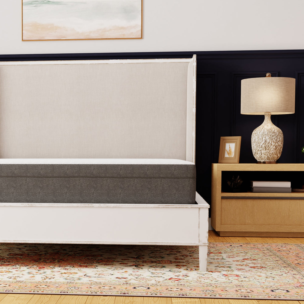 Blissful Nights 10 Inch Rose Medium Mattress - Cooling Comfort