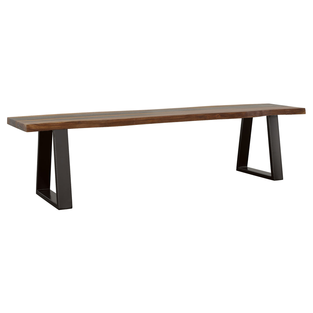 Ditman Live Edge Dining Table, Bench & Sideboard - 70" Live Edge Dining Bench