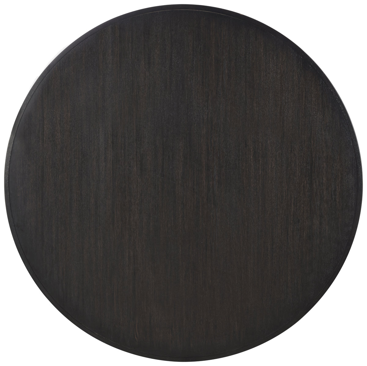 Leandro Pedestal Dining Collection - 60" Round or 78"-96" Extension Table in Burnished Black with Cream Chairs โ view 19