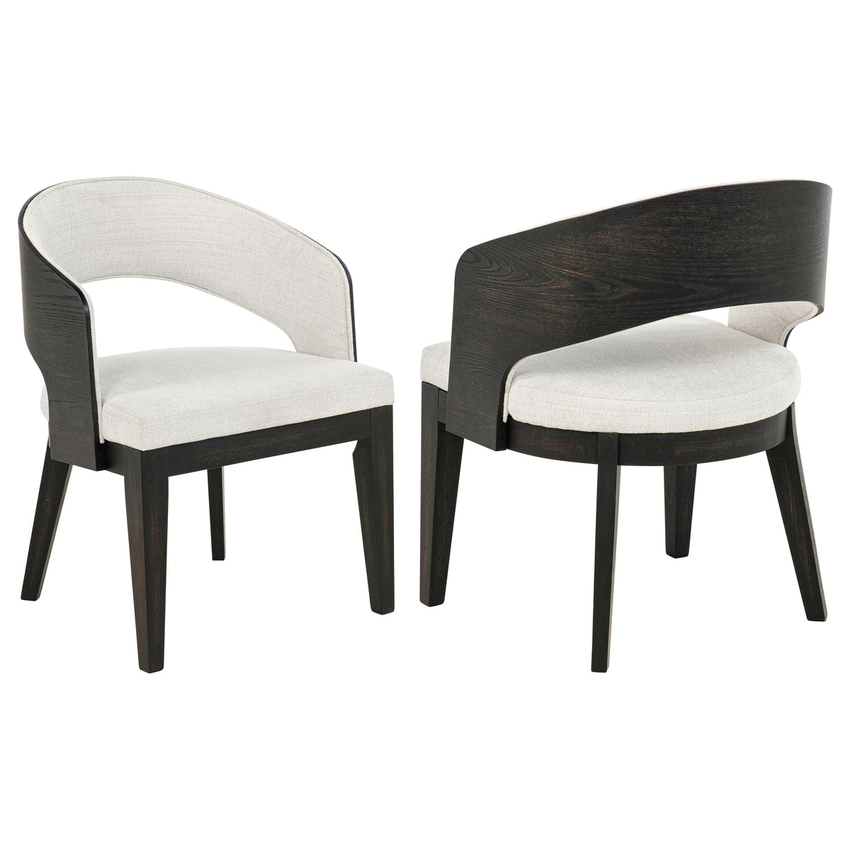 Leandro Pedestal Dining Collection - Set of 2 Arm Chairs