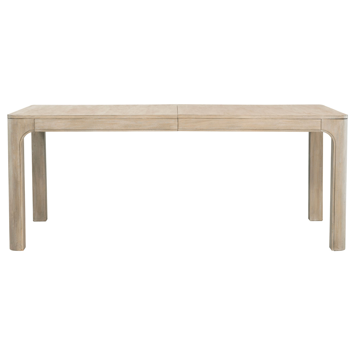 Solano 90" Extension Dining Table & Sets - Weathered Mango with Curved Legs, Beige Upholstered Chairs & Sideboard – view 10