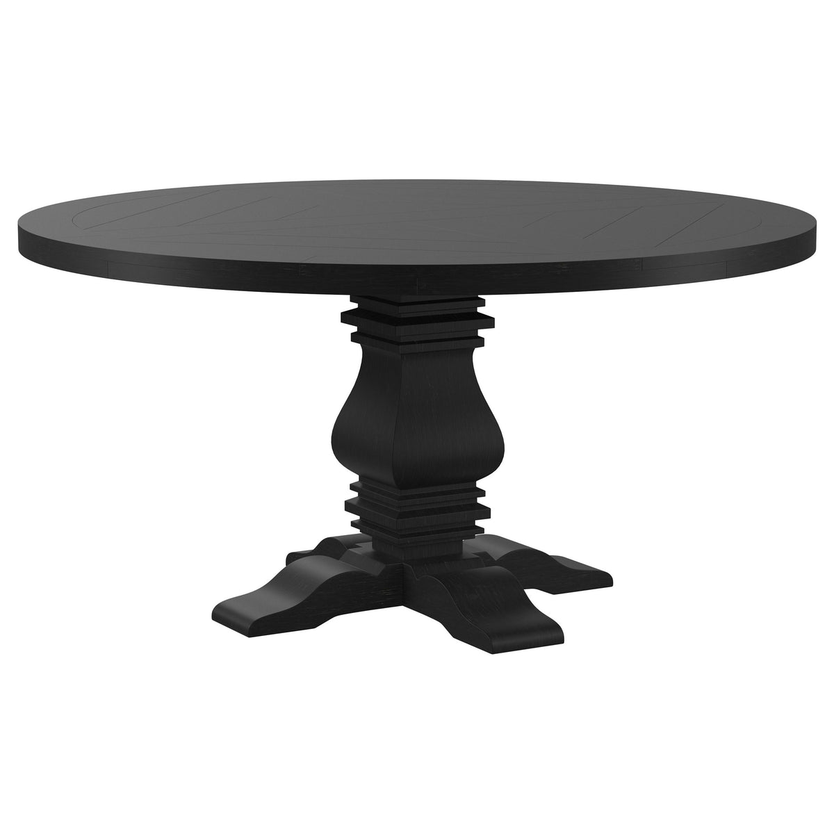 Baney Extension Dining Collection - 60" Round Pedestal Table Only