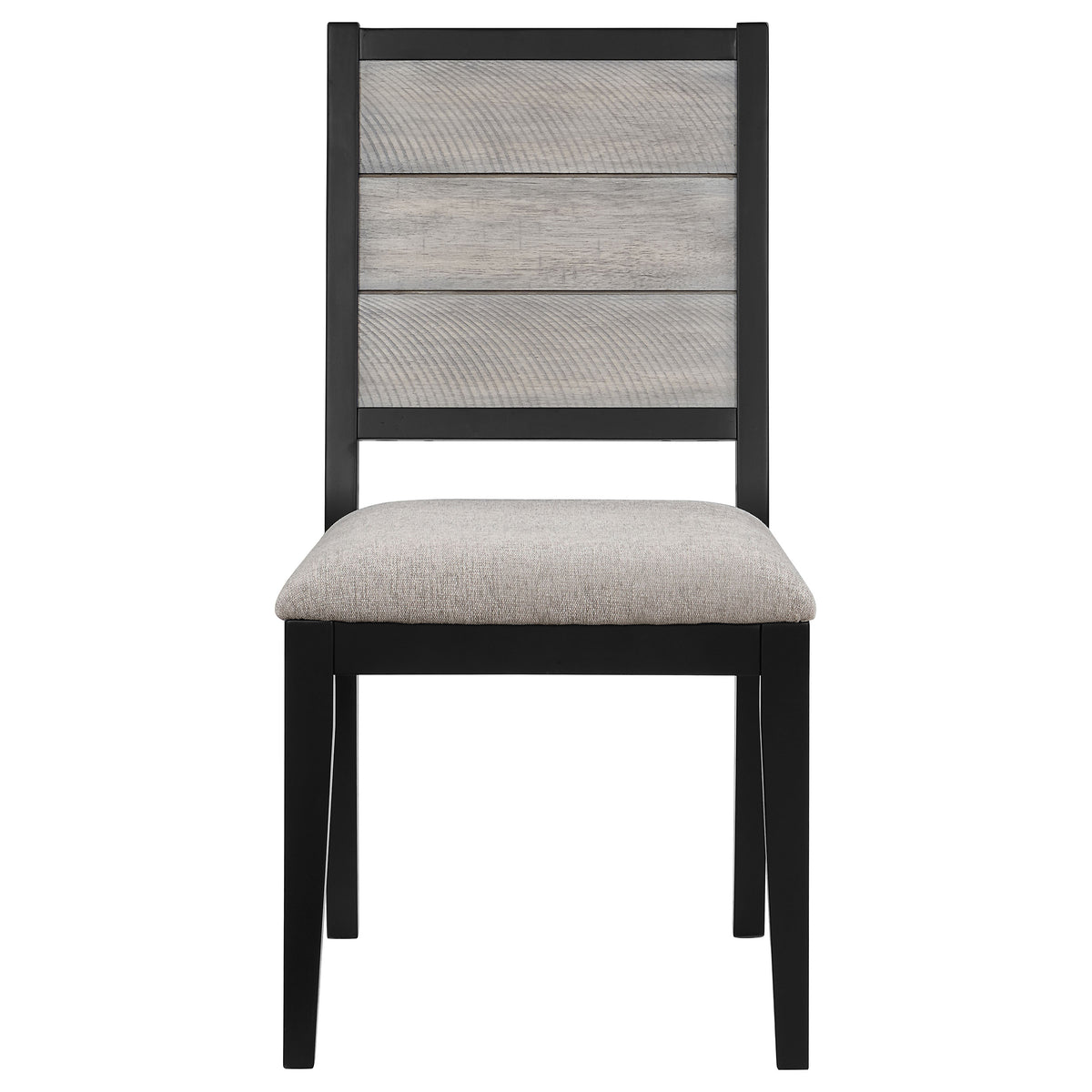 Elodie 60-78" Extension Dining Table & Sets - Two-Tone Grey & Black with Dove Grey Upholstered Chairs – view 19