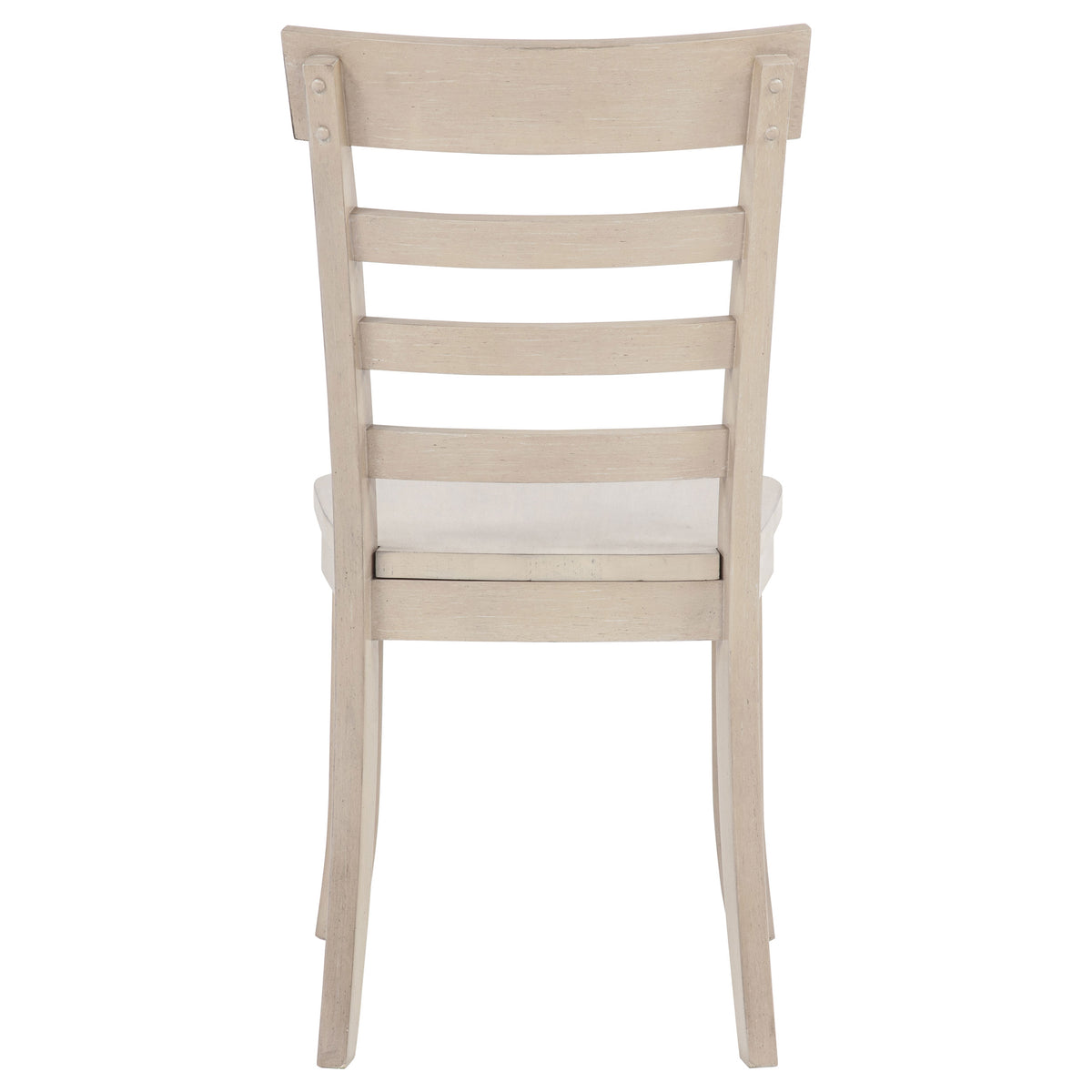 Orrison Ladder Back Dining Side Chairs - Farmhouse Wood Seat in Linen, Set of 2 – view 5