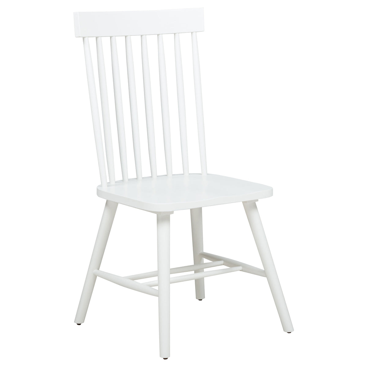 Andrews Round & Rectangular Dining Collection - Set of 2 Side Chairs - White