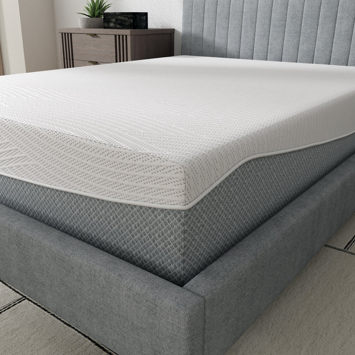 12” EcoCore Hybrid Deluxe - Medium Plush Mattress | Cooling Gel Comfort