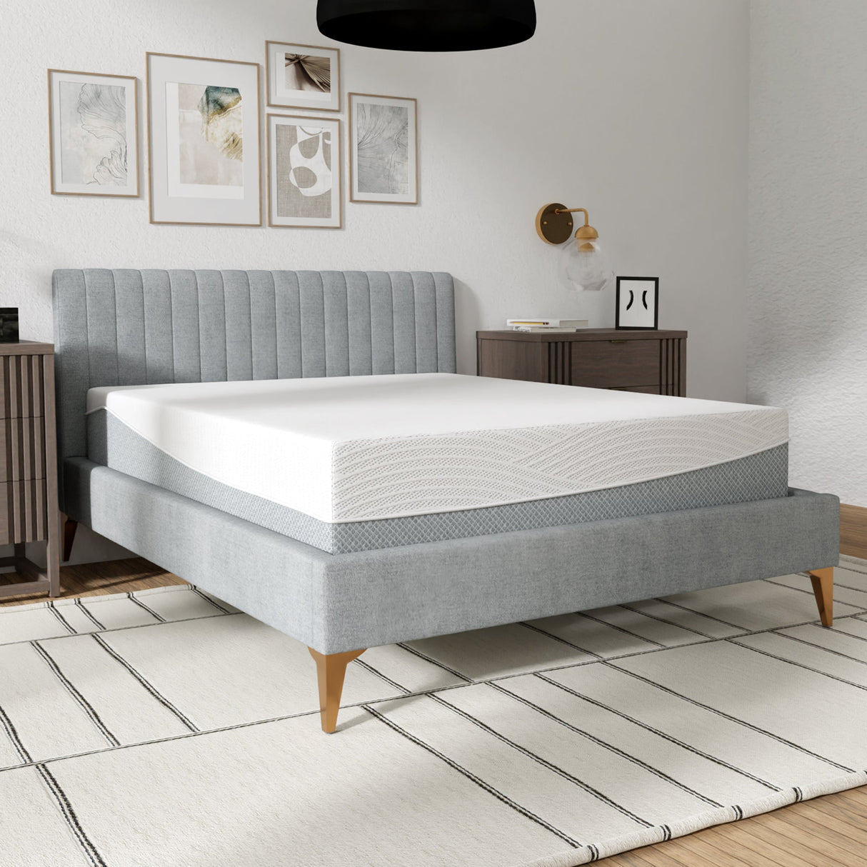 12” EcoCore Hybrid Deluxe - Medium Plush Mattress | Cooling Gel Comfort