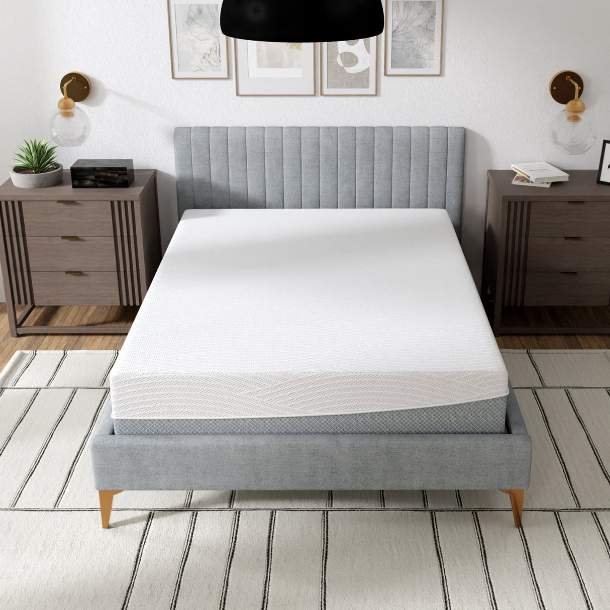 12” EcoCore Hybrid Deluxe - Medium Plush Mattress | Cooling Gel Comfort