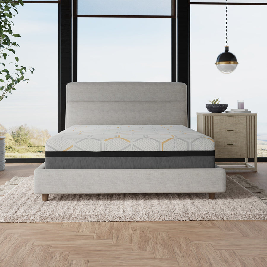 14 Inch Hybrid Copper-Gel Memory Foam Plush Mattress - Cooling