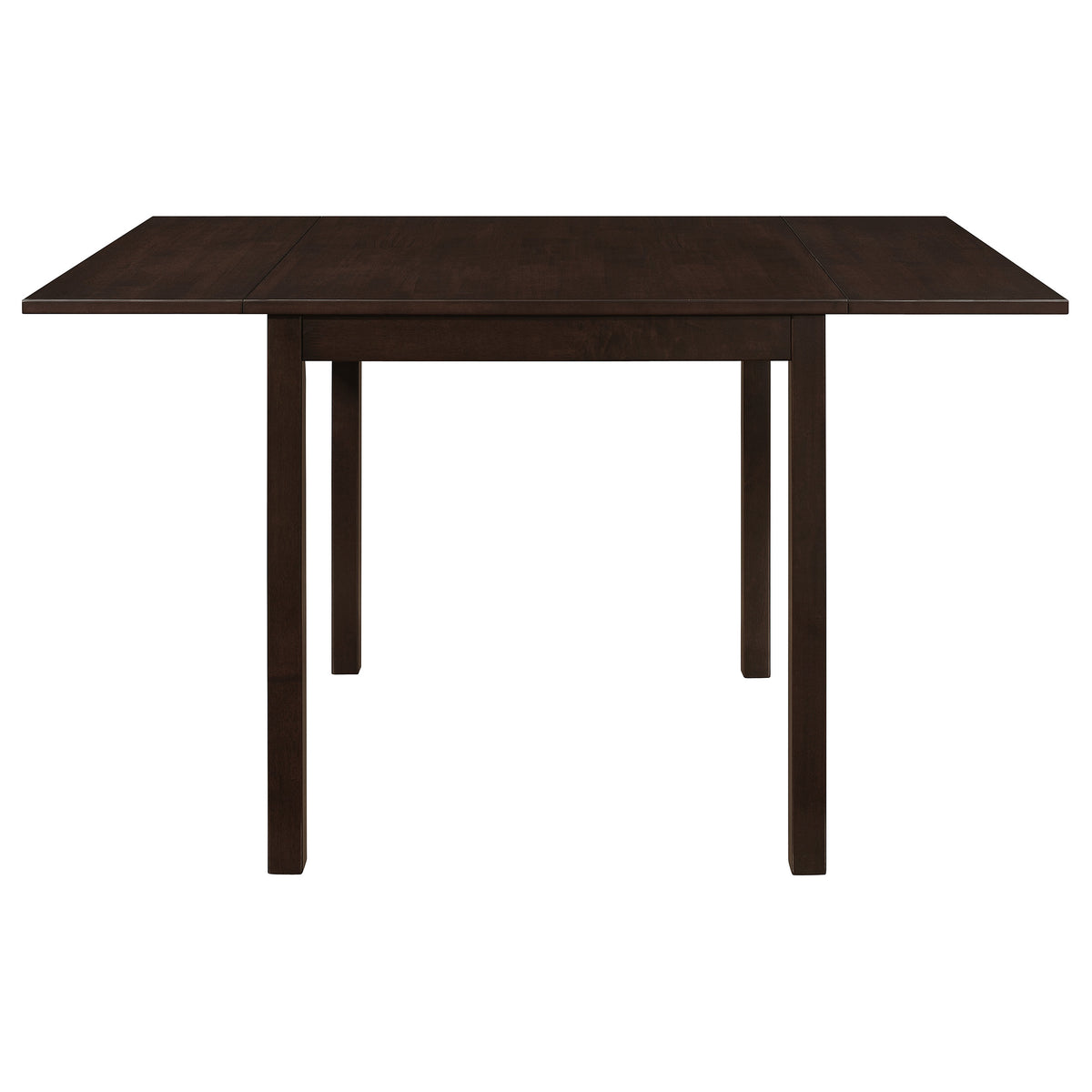 Kelso Drop-Leaf Dining Table & 3-Piece Set - Lattice-Back Chairs, Cappuccino Finish with Beige Seats – view 7