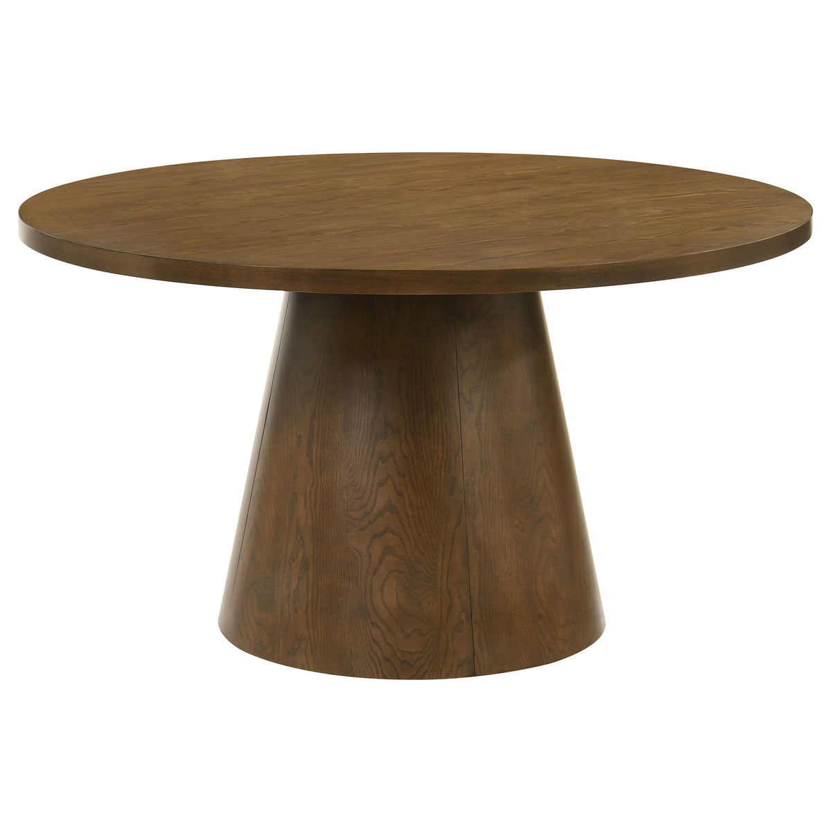 Benford 54" Round Pedestal Dining Table & 5-Piece Set - 54" Round Table Only