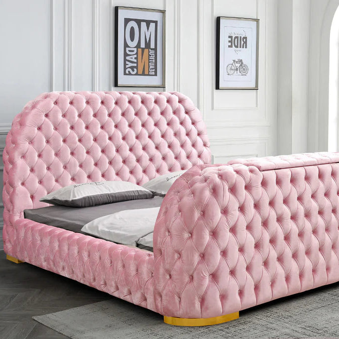 Leon Velvet Bed