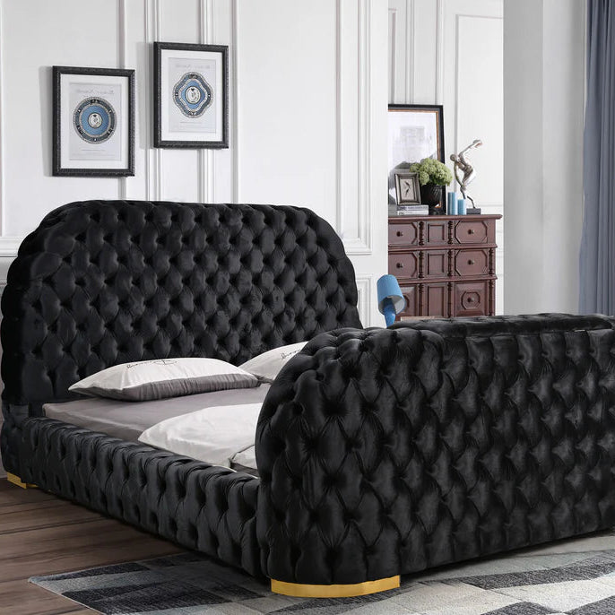Leon Velvet Bed