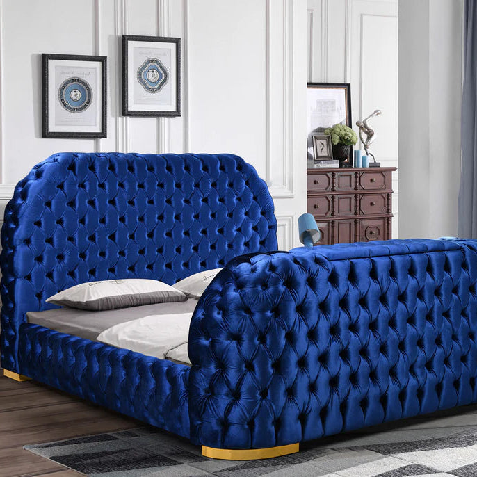 Leon Velvet Bed