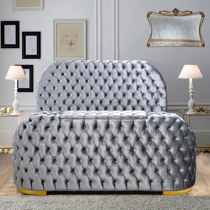 Leon Velvet Bed
