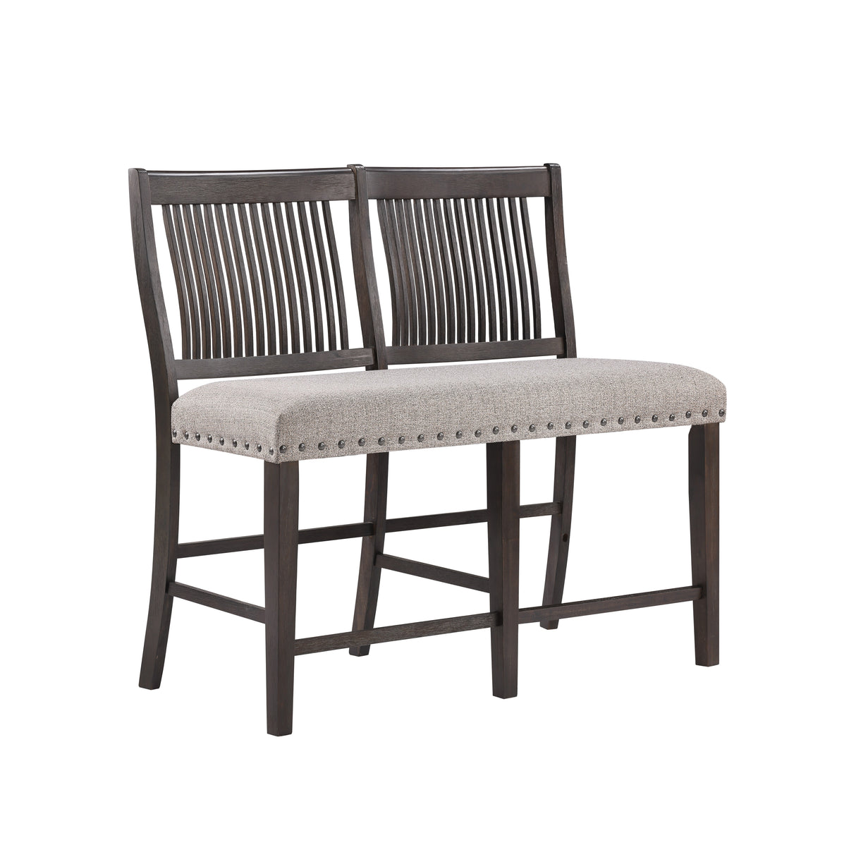 Parker Wood Dining Room Set with Upholstered 4 Chairs & Bench