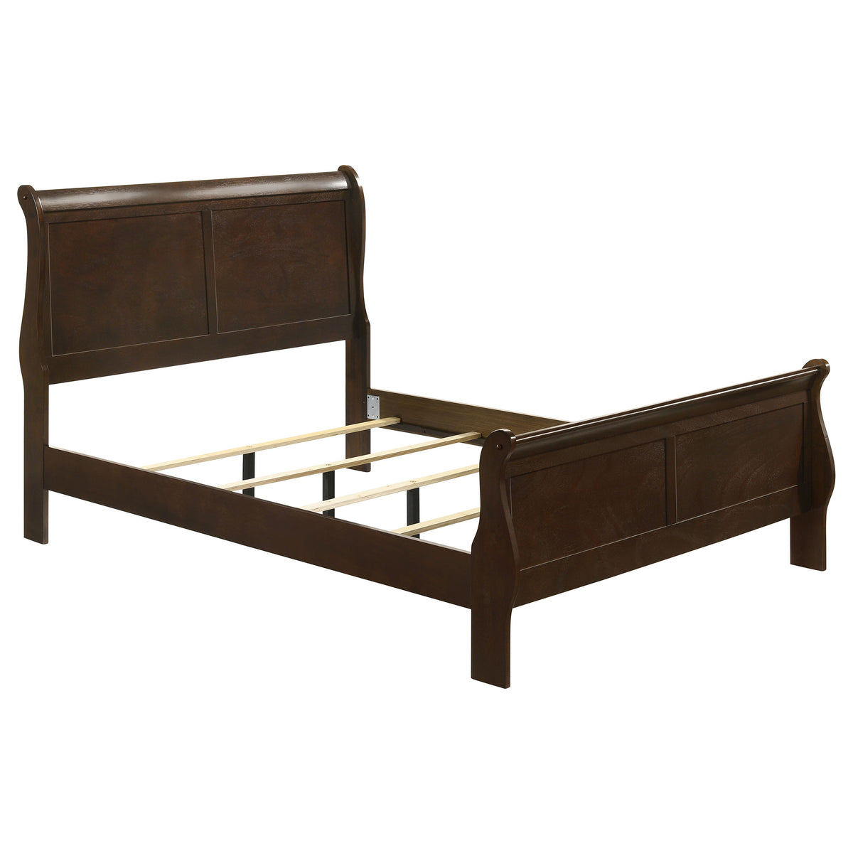 Louis Philippe Sleigh Bed & Bedroom Sets - Full Bed Only