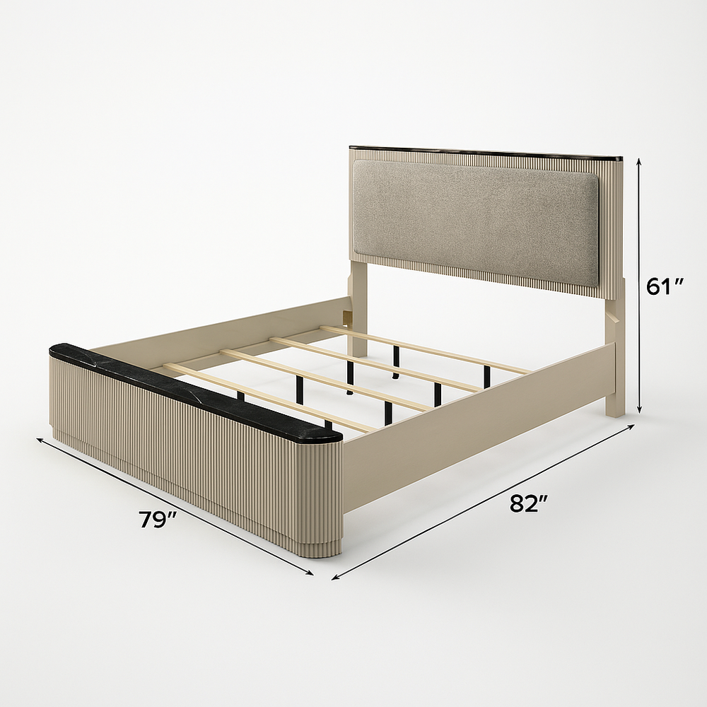 Travonte Eastern King / Queen Bed dimensions