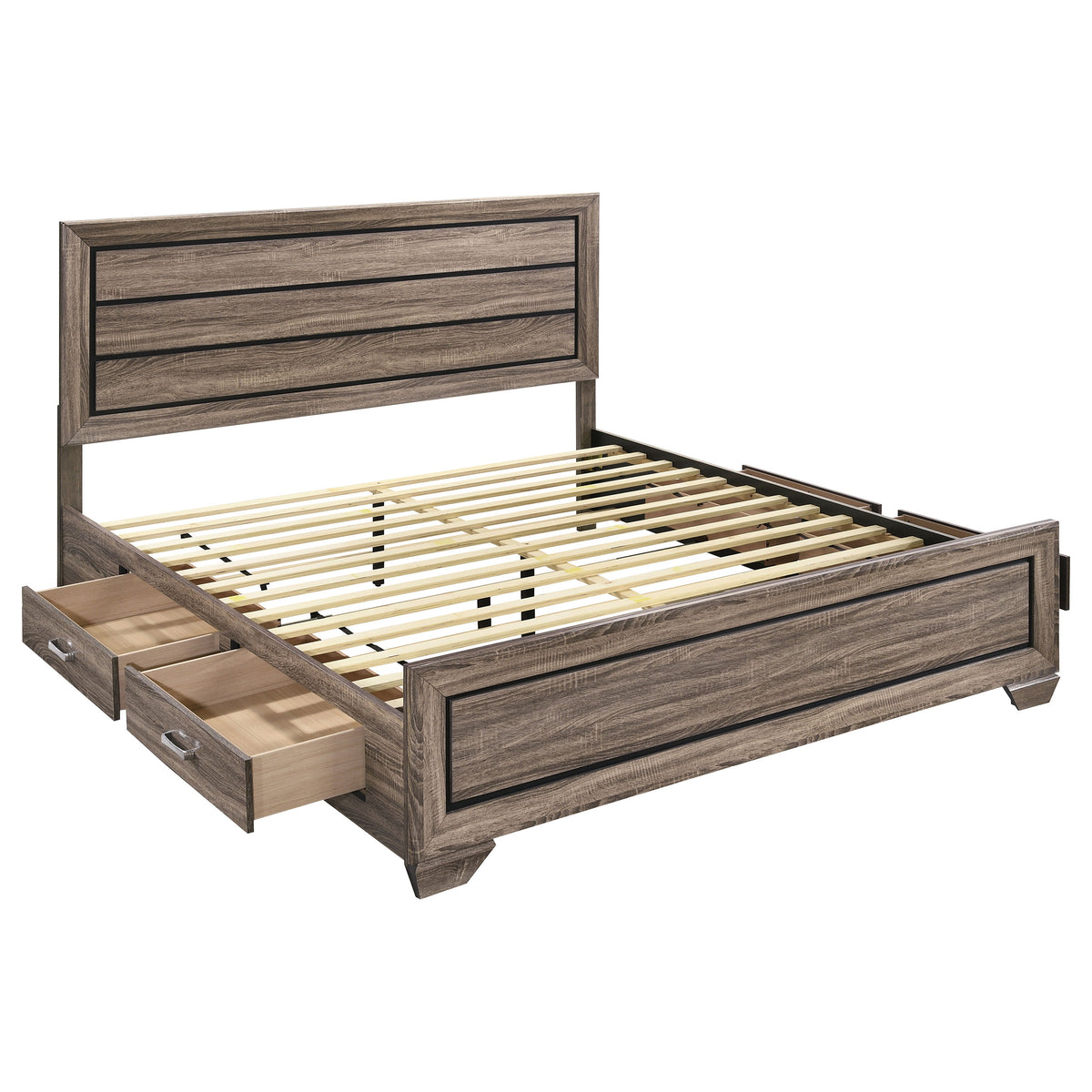 Kauffman Panel or Storage Bed & Bedroom Sets - Eastern King Storage Bed Only