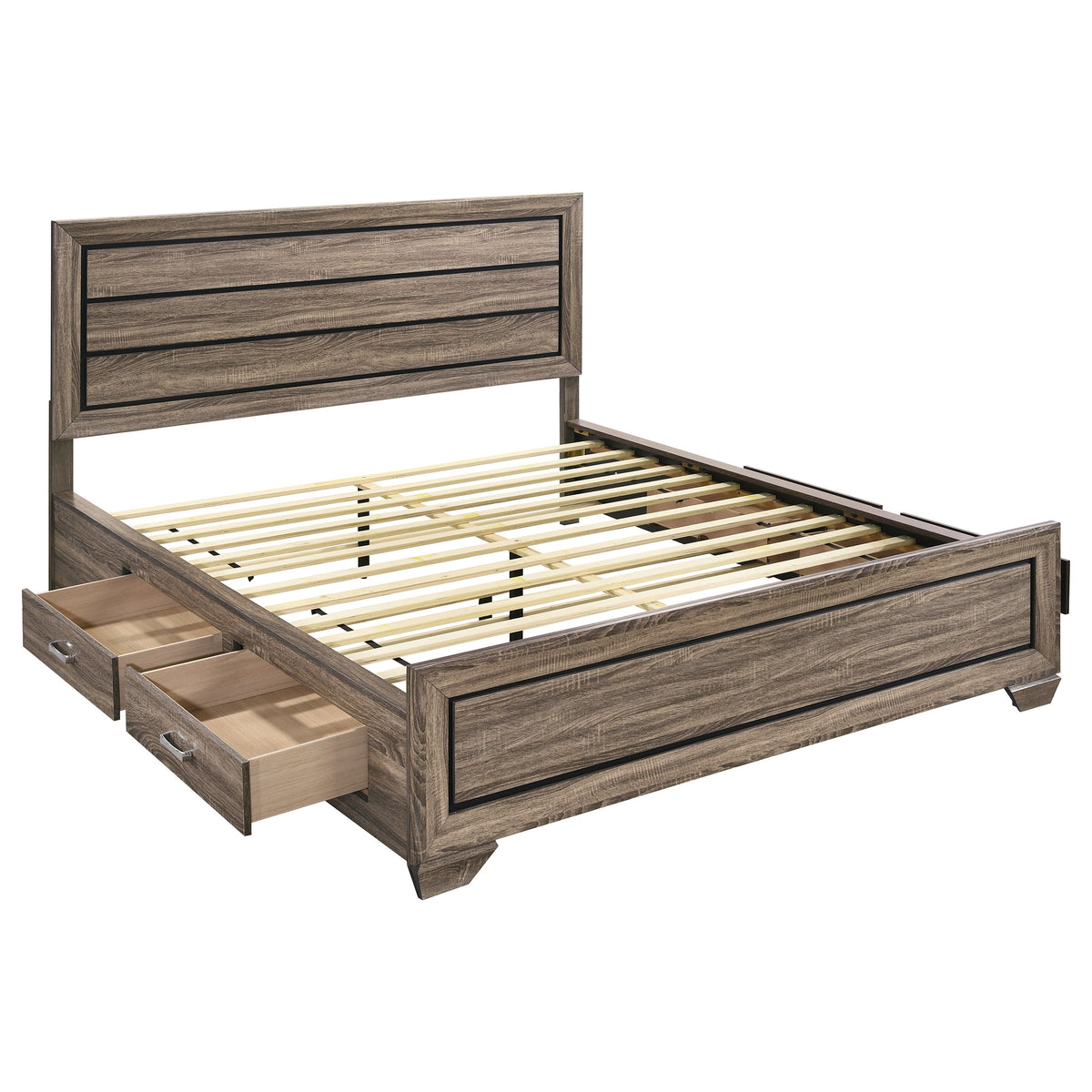 Kauffman Panel or Storage Bed & Bedroom Sets - California King Storage Bed Only